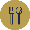 icon of a fork and spoon