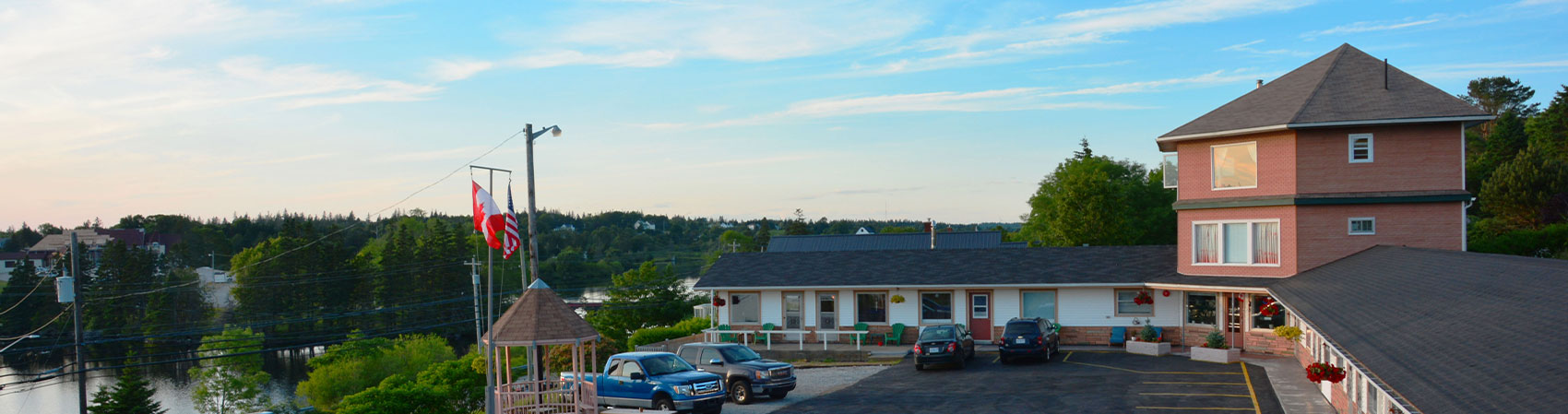 Front View of NovaStar Motel in Yarmouth, Nova Scotia